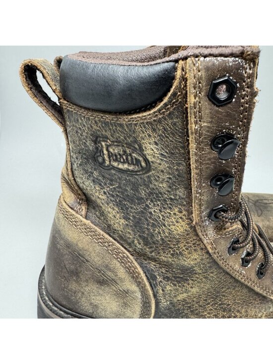 Justin Mens 10 D SE681 Electrical Hazard Protection Square Toe Lace Work Boot main image 10